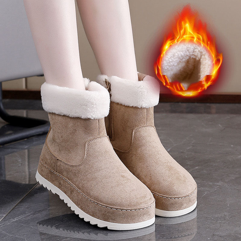 🔥【Tallas 35-41】Botas de nieve cálidas para el invierno de 2025, con suelas gruesas, cómodas, antideslizantes y resistentes al desgaste que no frotarán tus pies.