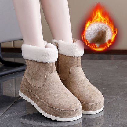 🔥【Tallas 35-41】Botas de nieve cálidas para el invierno de 2025, con suelas gruesas, cómodas, antideslizantes y resistentes al desgaste que no frotarán tus pies.
