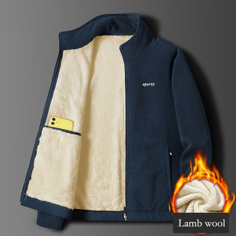 ✨⛄【M-5XL】 2025, nowa, wysokiej jakości, modna, ocieplana męska kurtka z pluszowego aksamitu