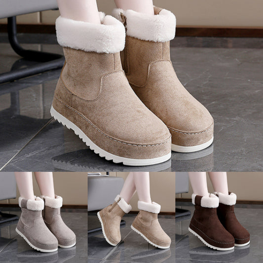 🔥【Tallas 35-41】Botas de nieve cálidas para el invierno de 2025, con suelas gruesas, cómodas, antideslizantes y resistentes al desgaste que no frotarán tus pies.