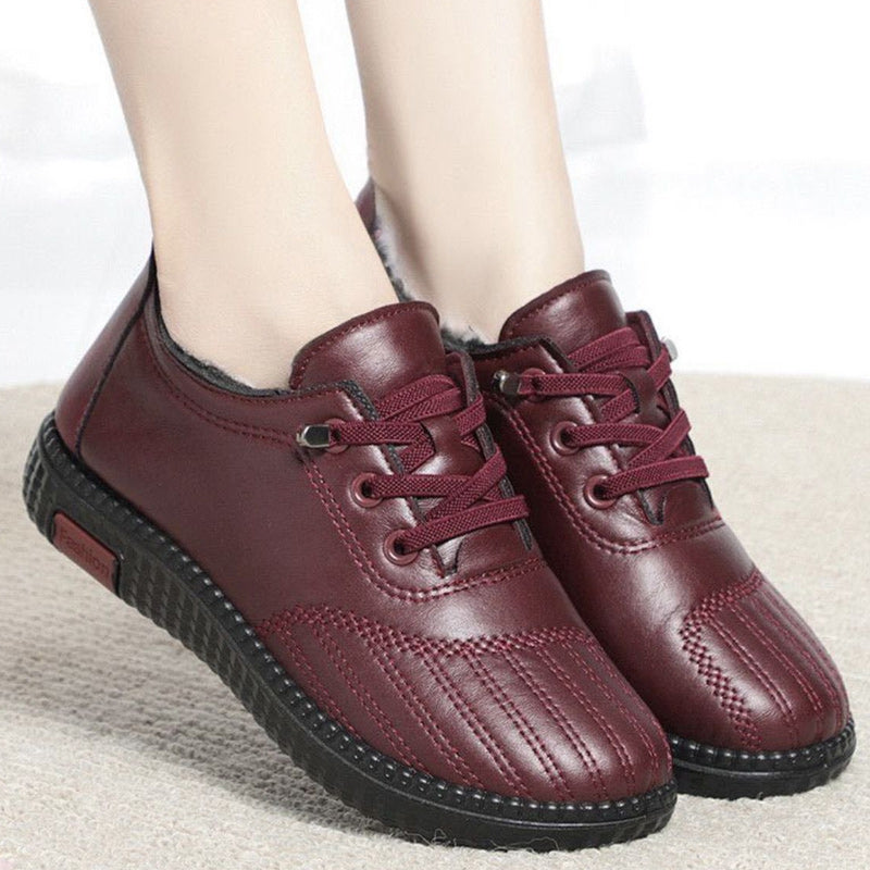 💖【36-41】Nowe zimowe damskie bawełniane buty z podszewką z polaru, ciepłe i antypoślizgowe.