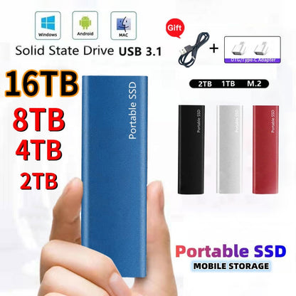 【2TB、4TB、8TB、12TB、16TB】Hitro branje in zapisovanje v pomnilnik SSD