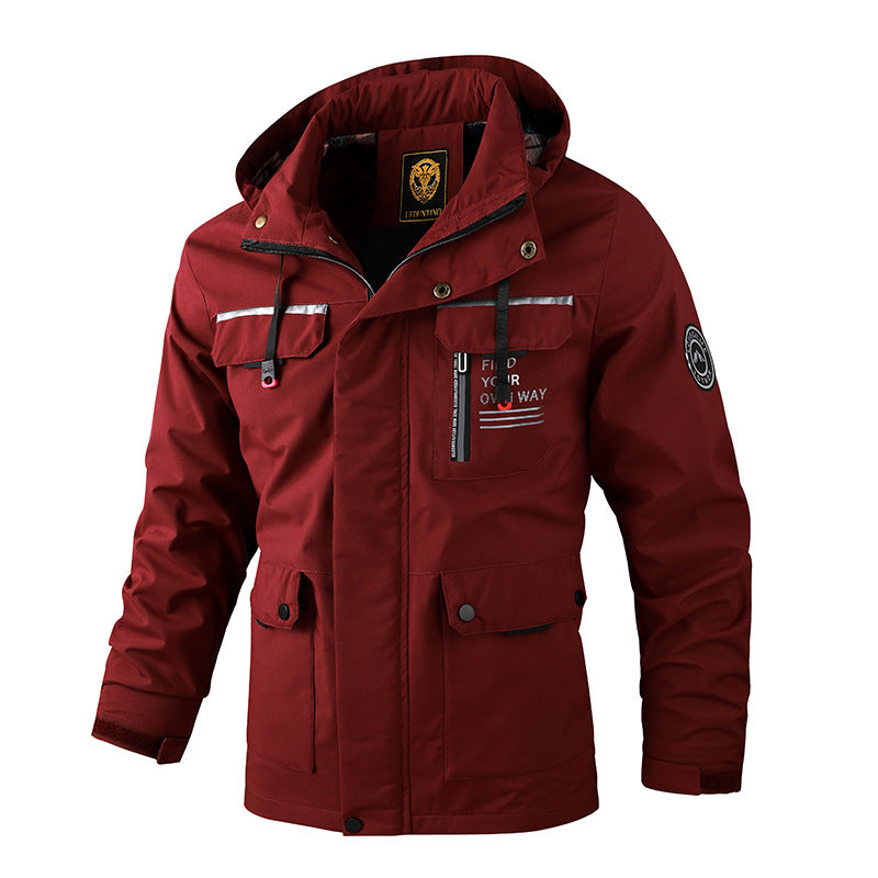 🔥【Mitad de precio otoño/invierno】Abrigo calientito para hombres modelo 2025, antiviento y impermeable