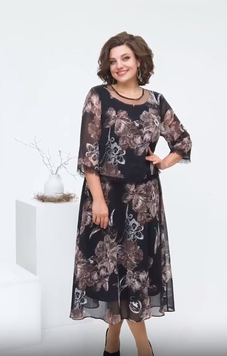 🔥【S-5XL】 Vrhunska obleka, udobna in elegantna