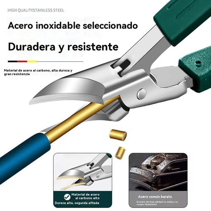 🔥🔥 Cortaúñas antisalpicaduras con borde inclinado de 25° (juego de 3 piezas)