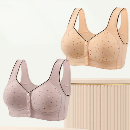 🏆[3 paketa] [40-120 kg] Ženski grudnjak bez žica, kopčanje sprijeda ❤️Tencel pamuk, prirodan antibakterijski i udoban