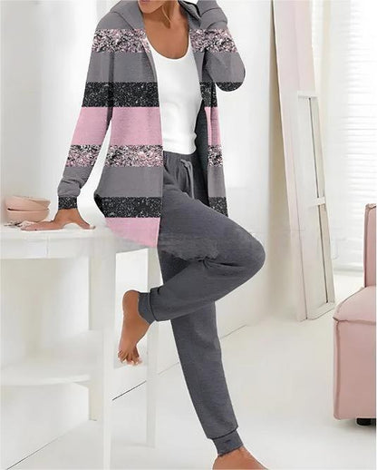 💃  💖 Nov preprost bombažni komplet za jesen in zimo 2025