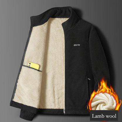 ✨⛄【M-5XL】 2025, nowa, wysokiej jakości, modna, ocieplana męska kurtka z pluszowego aksamitu