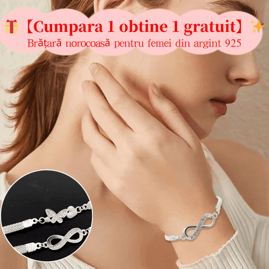 【Kup 1, a 1 dostaniesz gratis】✨Bransoletka na szczęście ze srebra próby 925 dla kobiet✅cod + darmowa dostawa