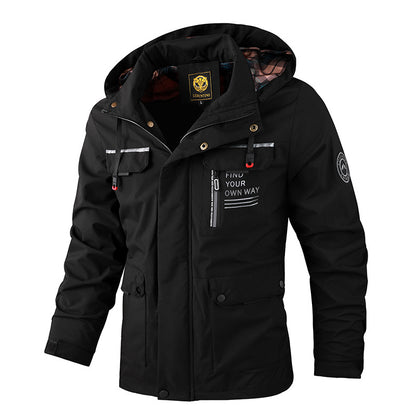 🔥【Mitad de precio otoño/invierno】Abrigo calientito para hombres modelo 2026, antiviento y impermeable