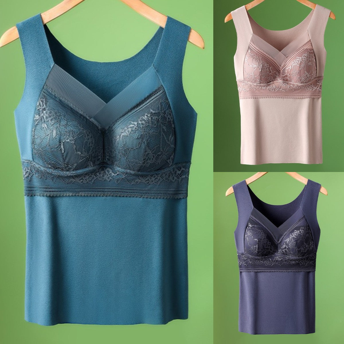 🔥【3 db】❤️【40-100kg】Őszi-téli libabársony csipke fehérnemű, gyönyörű hát, összegyűjtő kiegészítő mellek, mellereszedés megelőzése ✅【Orvosi javaslat】