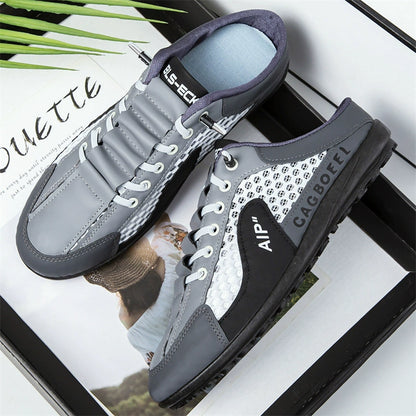 🏆👟【Wyprzedaż letnia – 50% 🔥】【39–44】Nowe męskie przewiewne buty typu slip-on z siateczki – wykonane z nowego materiału o właściwościach neutralizujących zapachy