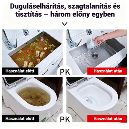 🛁💦【Vásároljon 2-t, kapjon 2-t ingyen】🌟Mosogató- és lefolyótisztító: Nagy sűrűségű hab, amely kivonatokból és lebontó enzimekből készül.