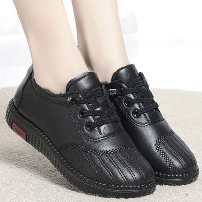 💖【36-41】Nowe zimowe damskie bawełniane buty z podszewką z polaru, ciepłe i antypoślizgowe.