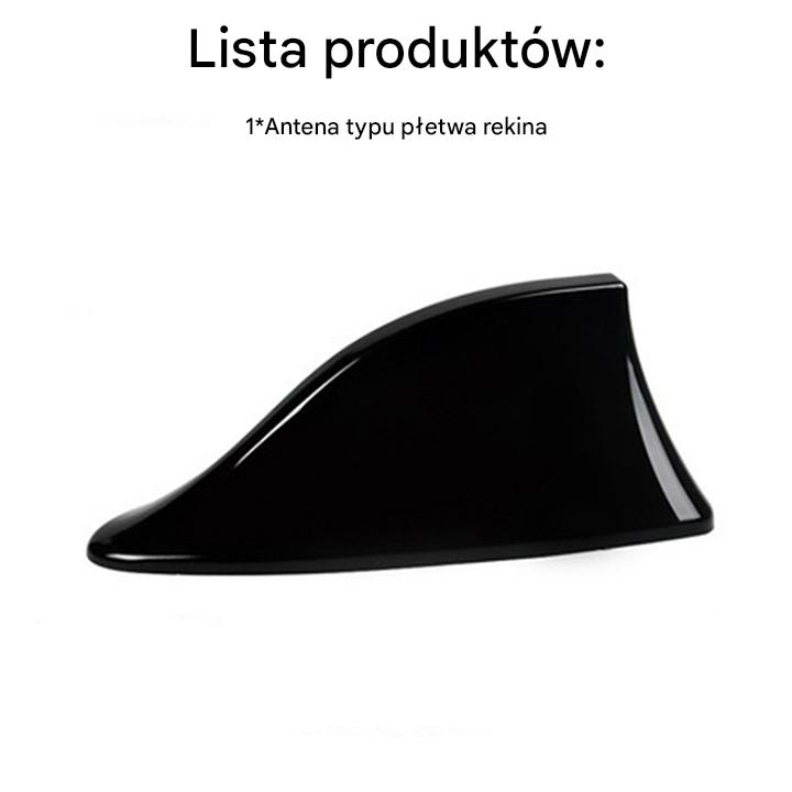 🚗🚗【Kup 1, otrzymaj 1 gratis】 Antena samochodowa w kształcie płetwy rekina z dekoracją, uniwersalna antena do sygnału radiowego