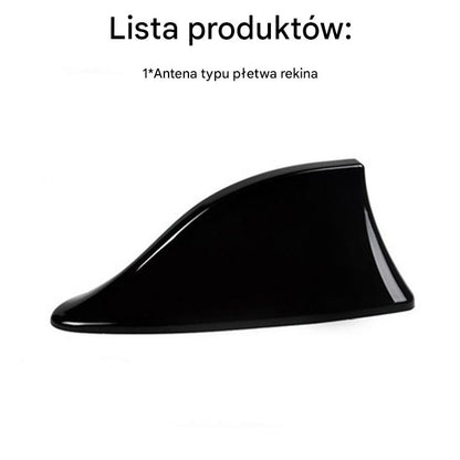 🚗🚗【Kup 1, otrzymaj 1 gratis】 Antena samochodowa w kształcie płetwy rekina z dekoracją, uniwersalna antena do sygnału radiowego