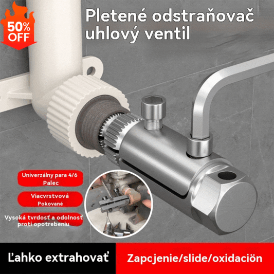 🔥【Kupite 1, dobite 1 gratis】Odstranjevalec pretrganega navoja za kotno pipo, univerzalna pipa
