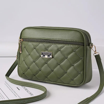 🥰Oferta limitowana -40%! Nowoczesna torba na ramię z pikowanym wzorem, wykonana z miękkiej skóry licowej