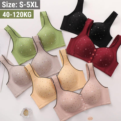 🏆[3 paketa] [40-120 kg] Ženski grudnjak bez žica, kopčanje sprijeda ❤️Tencel pamuk, prirodan antibakterijski i udoban