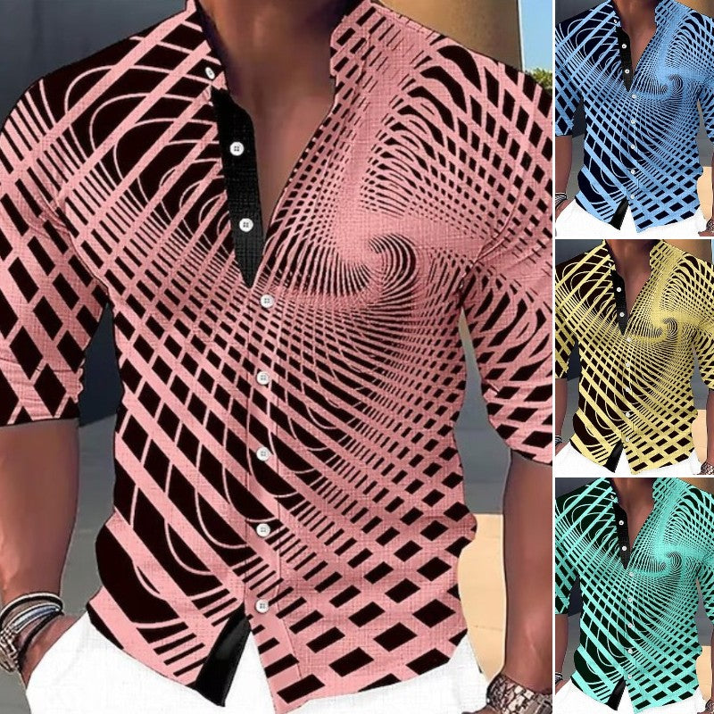 💥💥【Promocja ograniczona czasowo】👔【S-6XL】Męska bawełniana koszula z nadrukiem