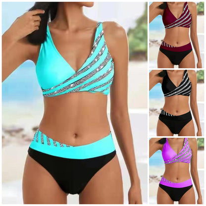 【S-3XL】New 2024 Ženski potiskani komplet kopalk