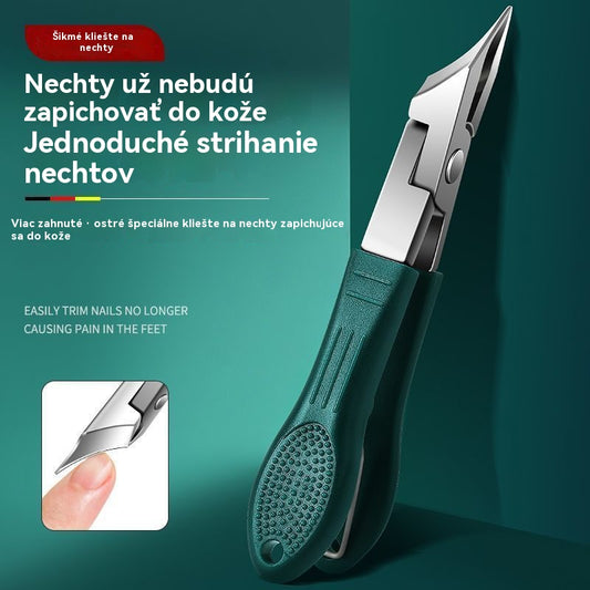 🙌【Komplet 3 kosov】✂️💅 Nove ultratanke poševne škarje za nohte, domača orodja za nego nohtov