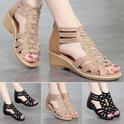 🔥👡【35-40】Novi modni enobarvni ženski sandali 2025