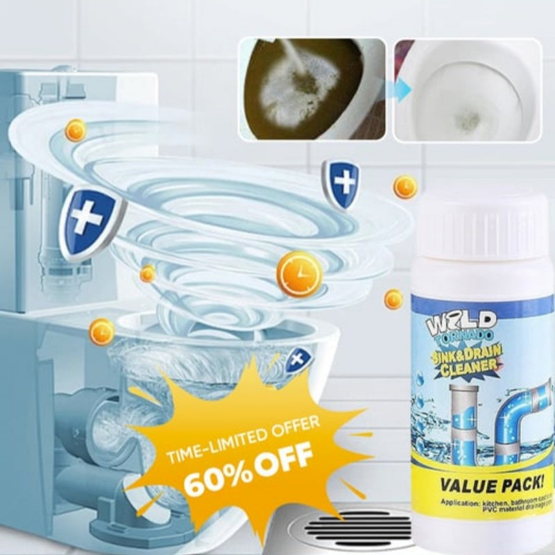 🛁💦【Vásároljon 2-t, kapjon 2-t ingyen】🌟Mosogató- és lefolyótisztító: Nagy sűrűségű hab, amely kivonatokból és lebontó enzimekből készül.