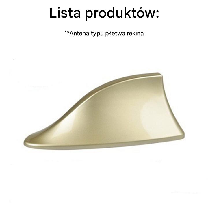 🚗🚗【Kup 1, otrzymaj 1 gratis】 Antena samochodowa w kształcie płetwy rekina z dekoracją, uniwersalna antena do sygnału radiowego