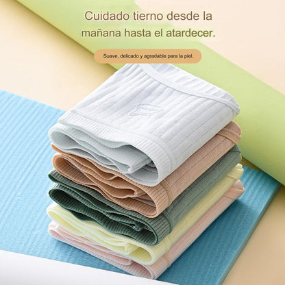 💞🔥Ropa interior de algodón puro de talle alto para mujer, cómoda y antibacteriana【35-100 kg】