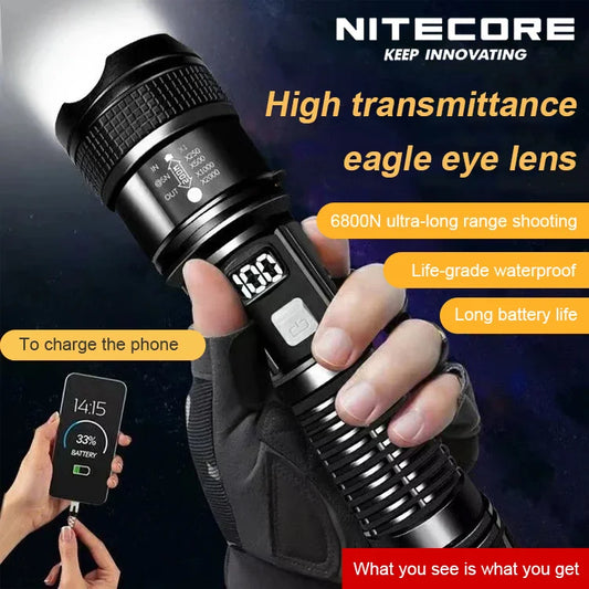 Nov zunanji patruljni reflektor, močna svetilka z dolgim streljanjem