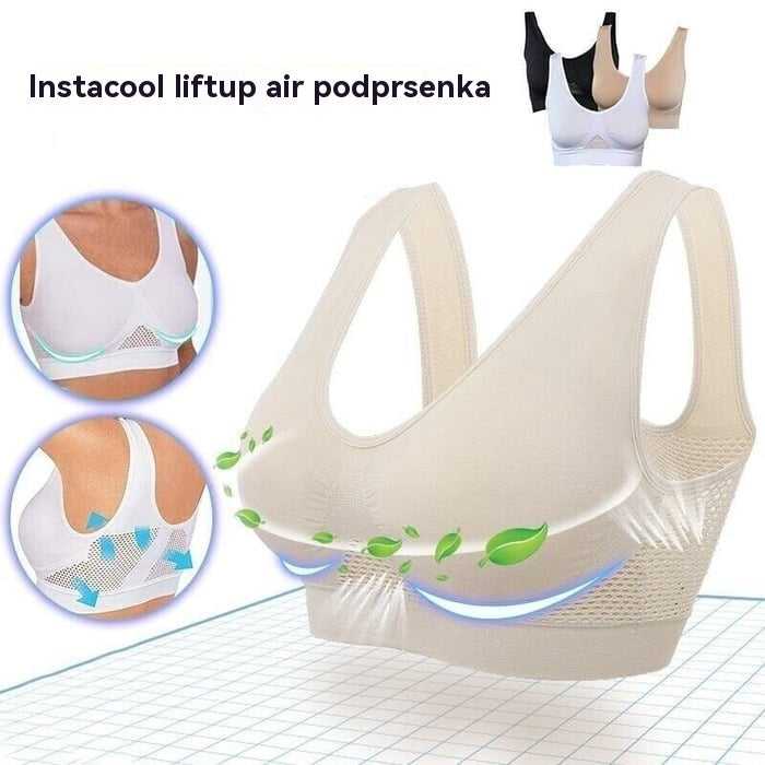 😍【Balenie 3 kusov】Bezšvová podprsenka pre plné veľkosti ❤️ Priedušná a chladivá 【40-120KG】