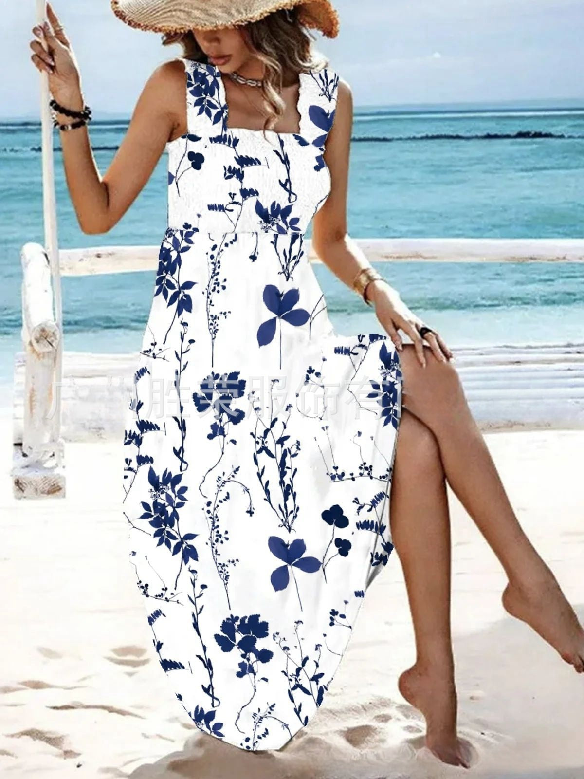 【S-3XL】🌈2025 Nova poletna obleka z naramnicami