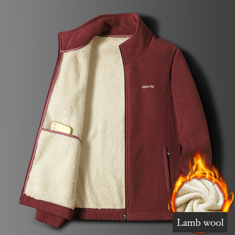 ✨⛄【M-5XL】 2025, nowa, wysokiej jakości, modna, ocieplana męska kurtka z pluszowego aksamitu