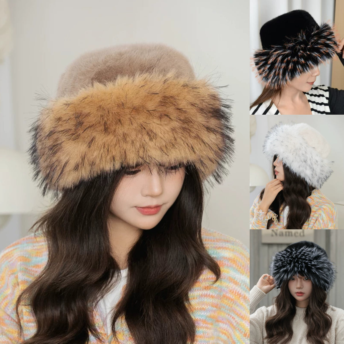 🔥2025 Jesień/Zima Nowa Elegancka Gruba Ciepła Czapka