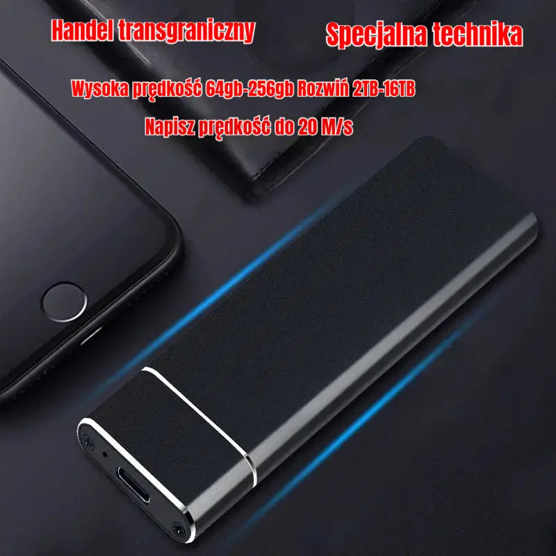 💾【16 TB】🔥Nowy, szybki i pojemny przenośny dysk twardy