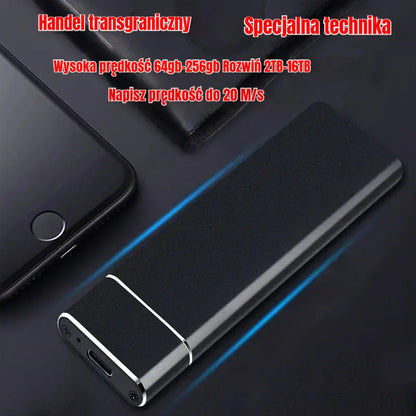💾【16 TB】🔥Nowy, szybki i pojemny przenośny dysk twardy