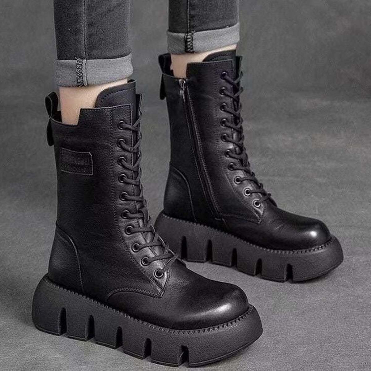 💖🔥【Сезонна отстъпка 50%】Дамски обувки от мека естествена кожа, висококачествени, нов модел есен/зима 2025