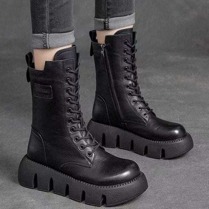 💖🔥【Сезонна отстъпка 50%】Дамски обувки от мека естествена кожа, висококачествени, нов модел есен/зима 2025