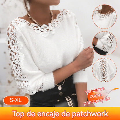 🎀 Elegante suéter con mangas caladas: ¡tu éxito de otoño! ¡-50% SOLO HOY!✨