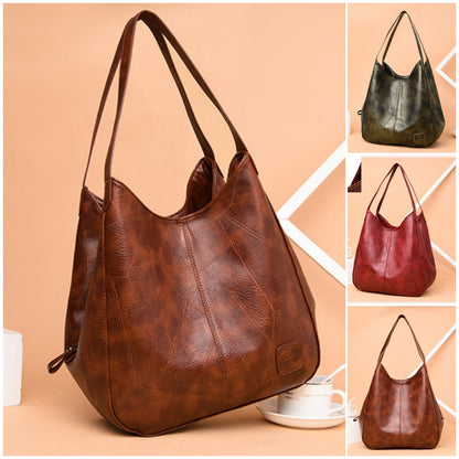 💖👜💖Nová velkokapacitní kabelka přes rameno z měkké kůže - všestranná módní dámská kabelka