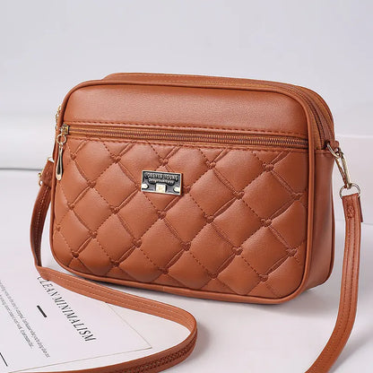 🥰Oferta limitowana -40%! Nowoczesna torba na ramię z pikowanym wzorem, wykonana z miękkiej skóry licowej