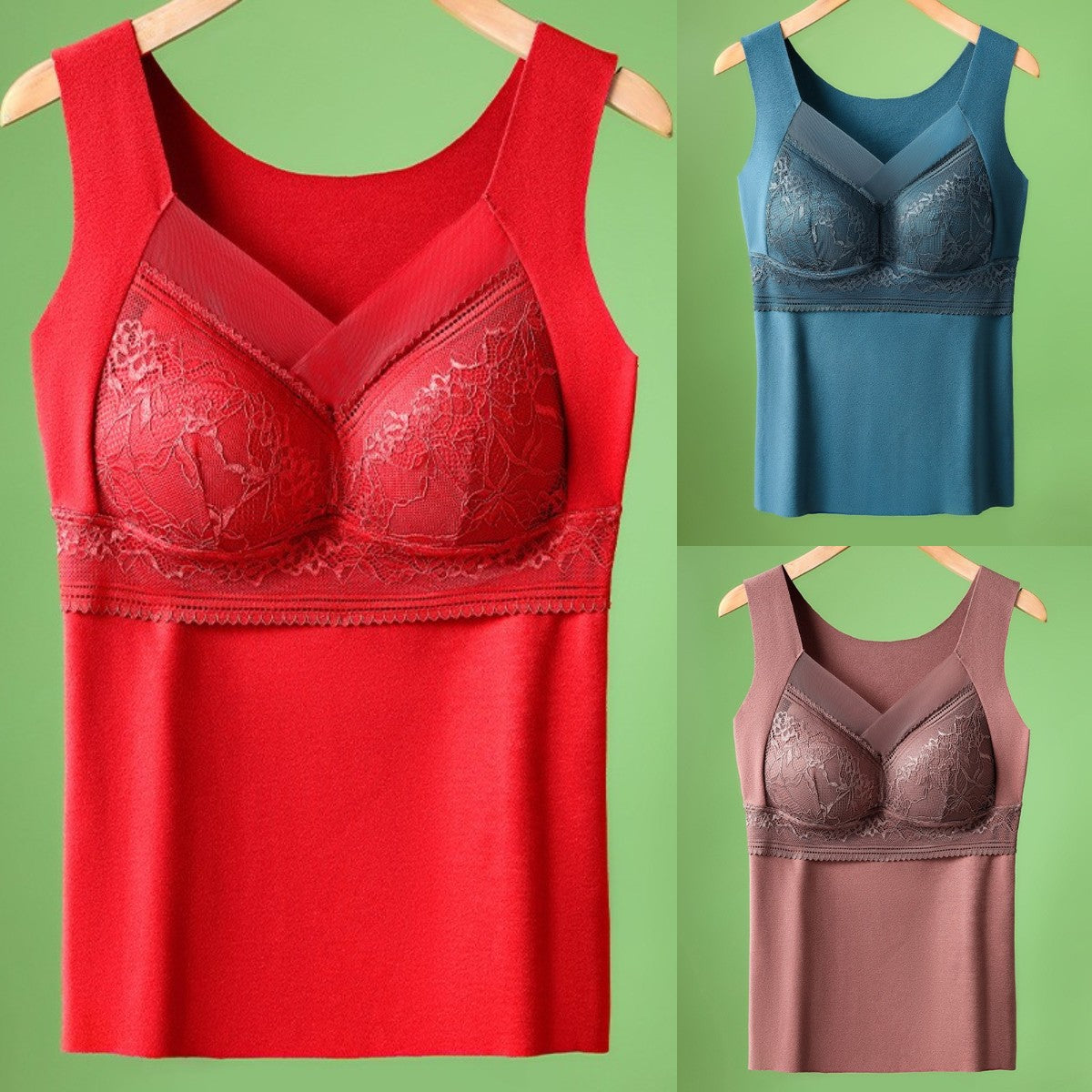 🔥【3 db】❤️【40-100kg】Őszi-téli libabársony csipke fehérnemű, gyönyörű hát, összegyűjtő kiegészítő mellek, mellereszedés megelőzése ✅【Orvosi javaslat】