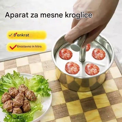 ✨Stroj za stiskanje mesnih kroglic iz nerjavečega jekla