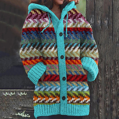 🥰2025 Új, kényelmes retró kardigán, vastag és meleg