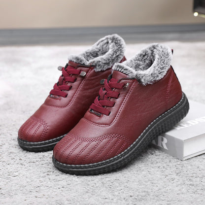 💖【36-41】Nowe zimowe damskie bawełniane buty z podszewką z polaru, ciepłe i antypoślizgowe.