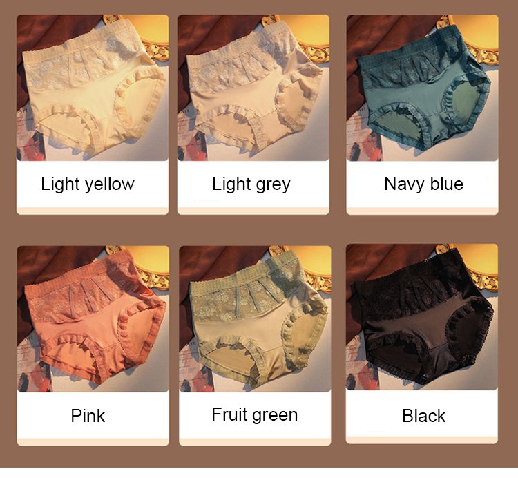 [Zestaw 6 sztuk] 2025 Nowe koronkowe majtki damskie