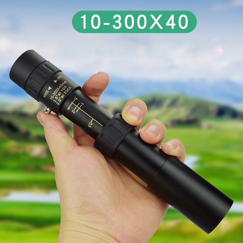 10–300-kratni Zoom HD prenosni zmogljivi daljnogledi dolgega dosega Profesionalni enogledi z nizkim nočnim vidom za lov