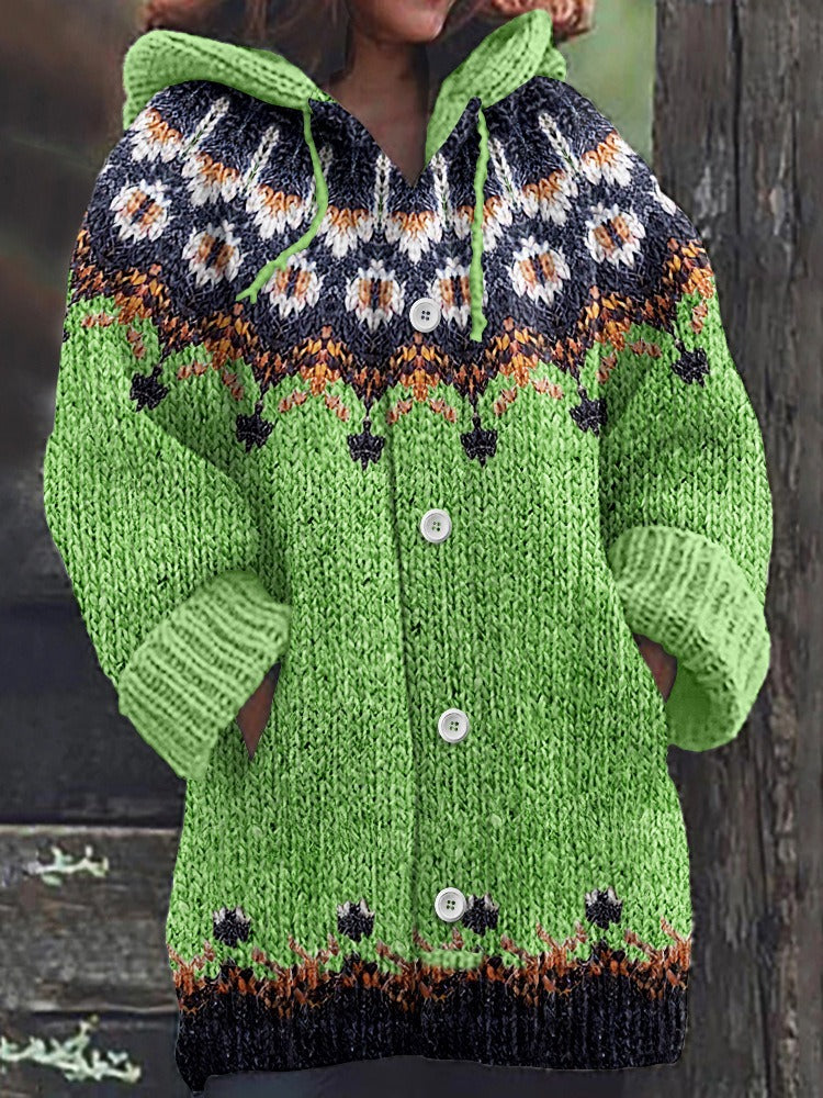 🥰2025 Új, kényelmes retró kardigán, vastag és meleg