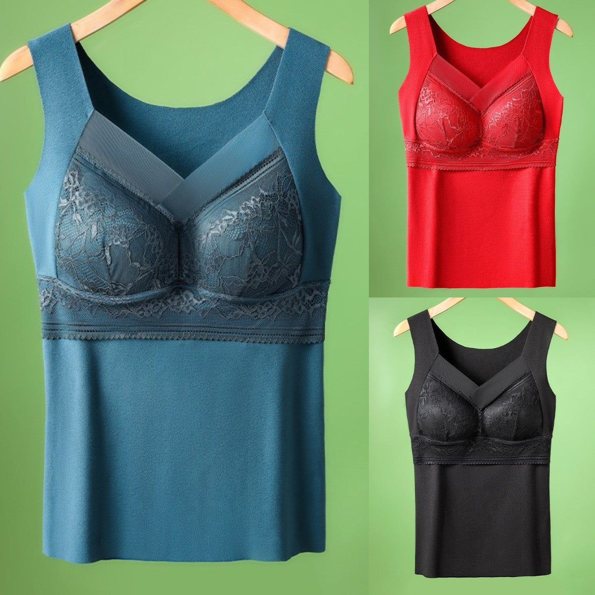 🔥【3 db】❤️【40-100kg】Őszi-téli libabársony csipke fehérnemű, gyönyörű hát, összegyűjtő kiegészítő mellek, mellereszedés megelőzése ✅【Orvosi javaslat】